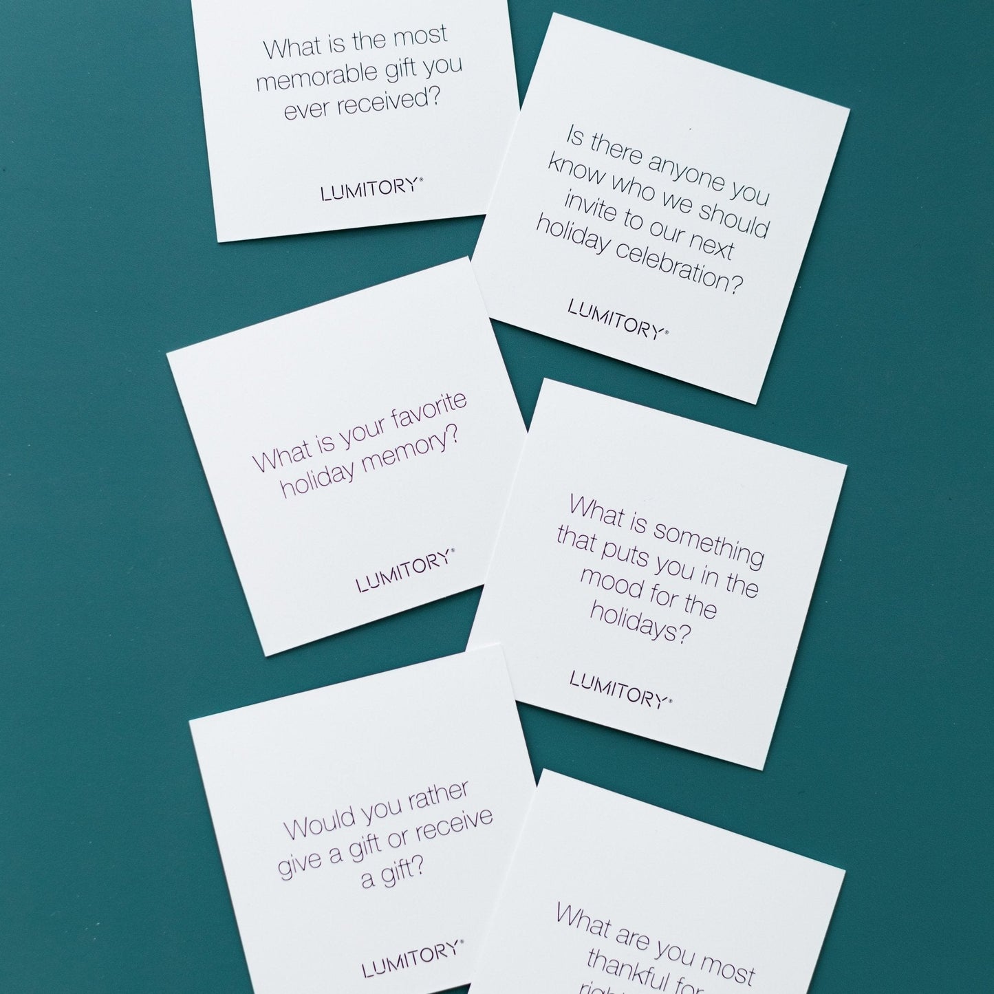 Holidays Conversation Cards