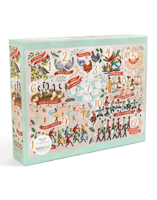 12 Days of Christmas 1000 Piece Puzzle