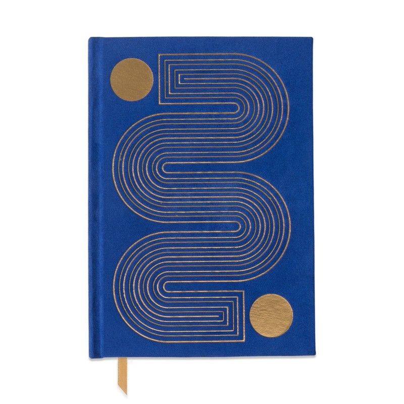 Suede Radiant Journal | Colbalt