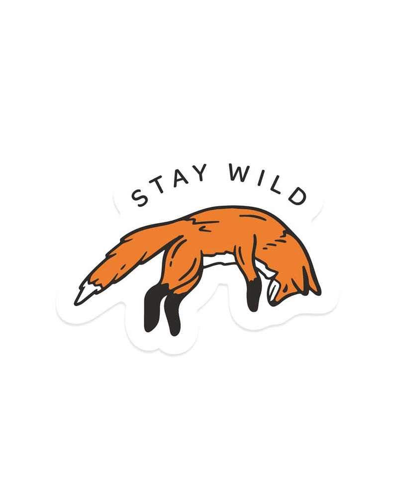 Stay Wild Fox Sticker