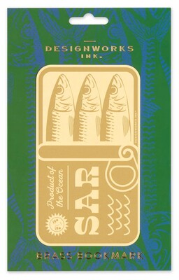 Brass Bookmark | Sardines