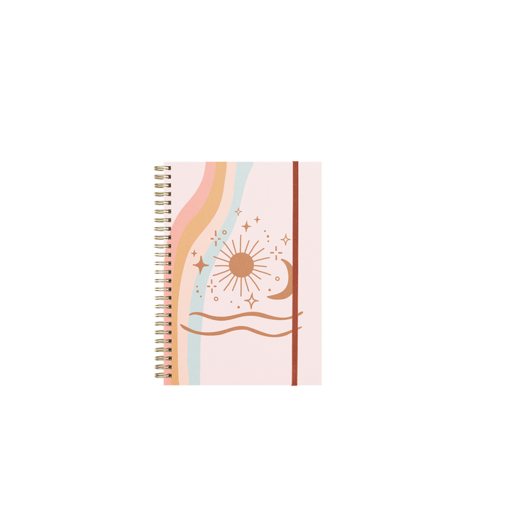 Small Undated Perpetual Planner | Rainbow Flow