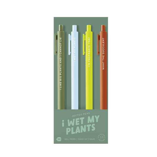 Jotter 4 Pack | I Wet My Plants