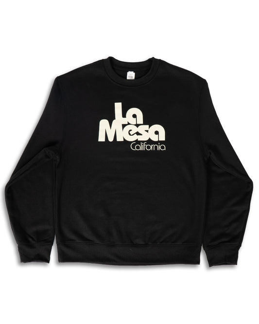 Small Batch Heavyweight La Mesa Crewneck | Vintage Black
