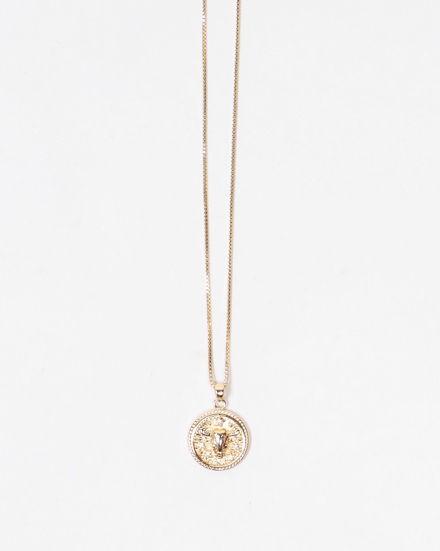 Zodiac Pendant Necklace | Taurus