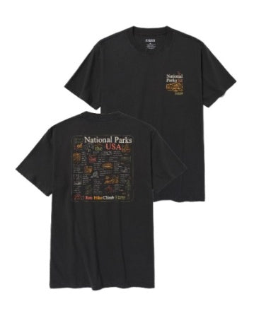 National Parks Outline Checklist Tee