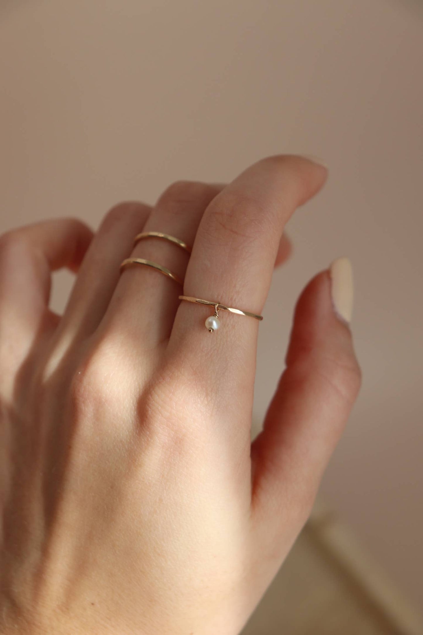 Pearla Ring: 6 / 14k Gold Fill