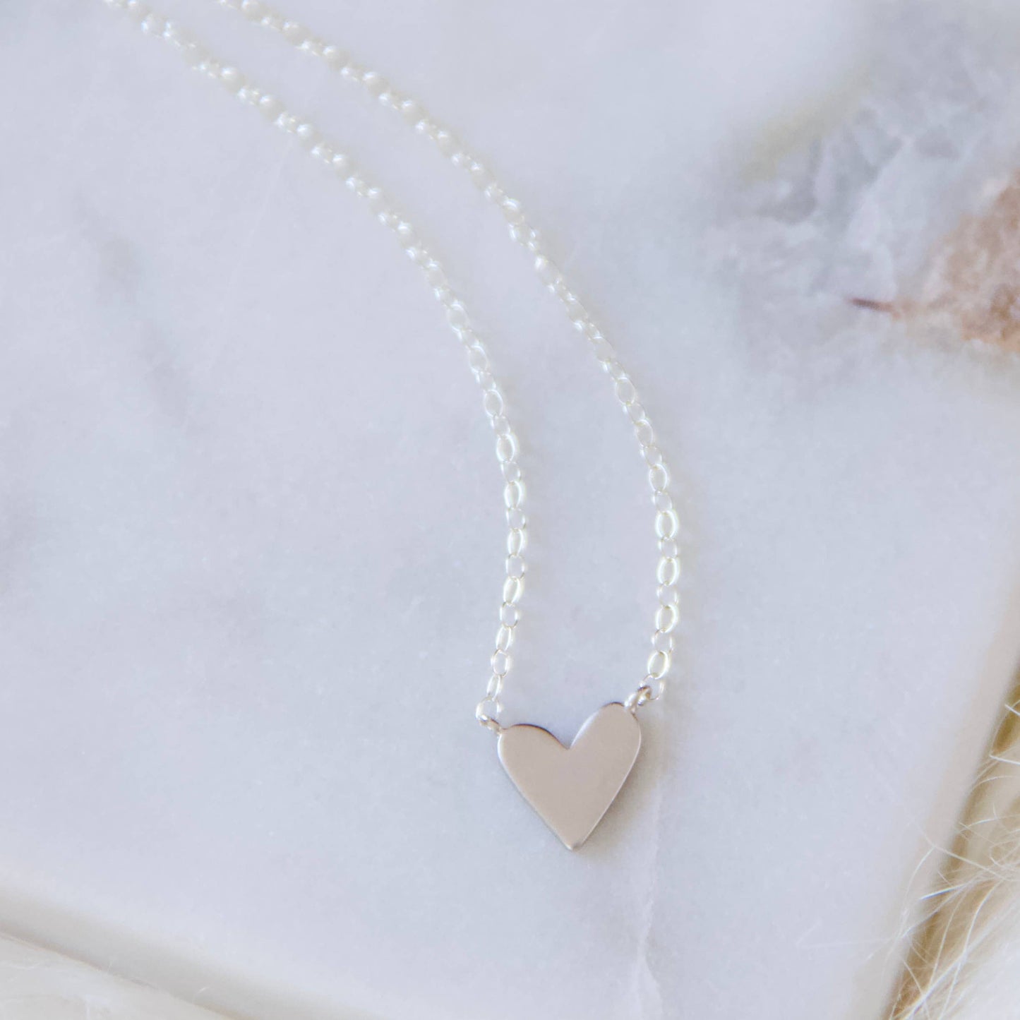 Heart Necklace | Silver