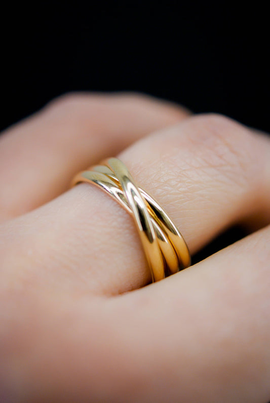 Overlap Ring, 14K Gold Fill: 6