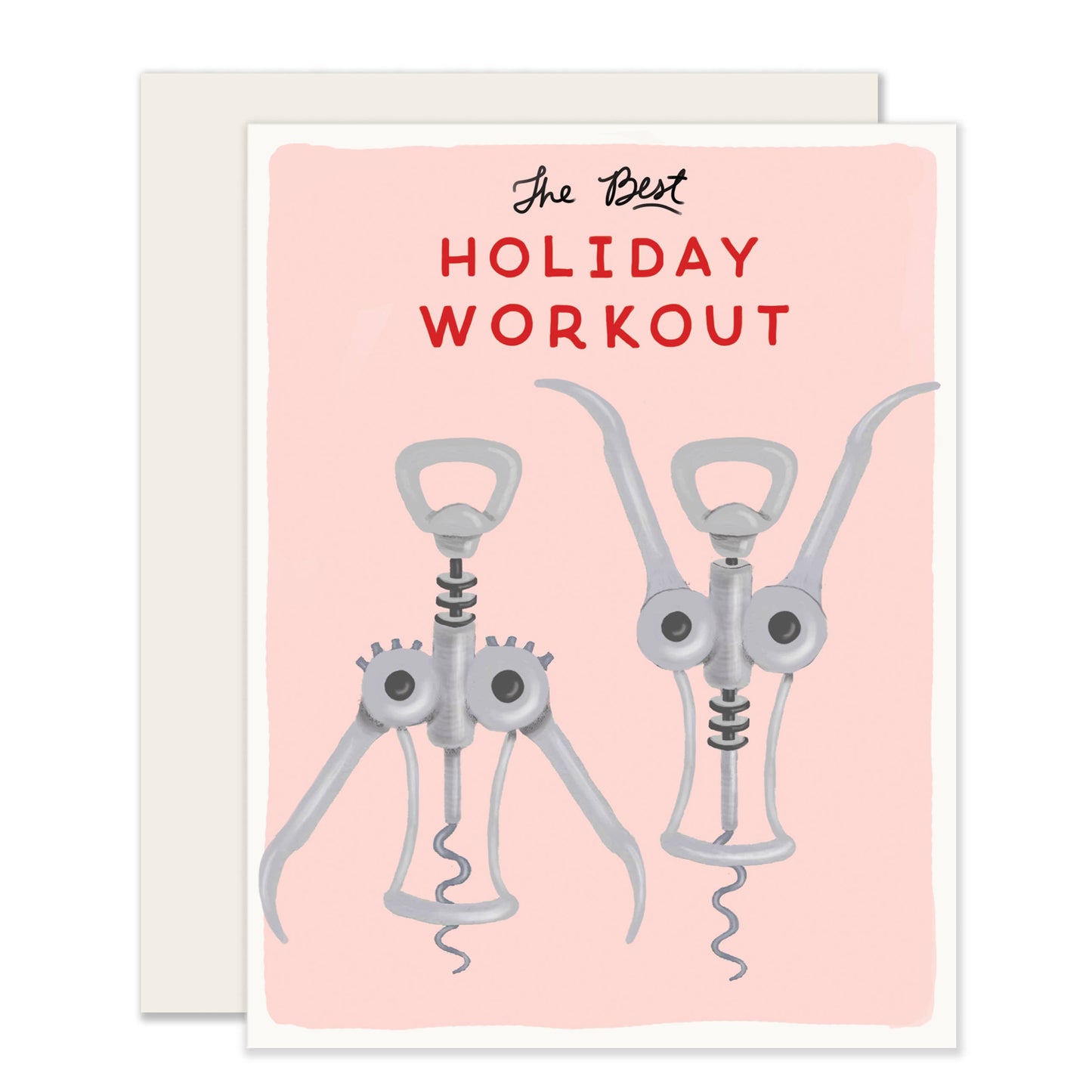 Holiday Workout Card | Funny Holiday Card: Single