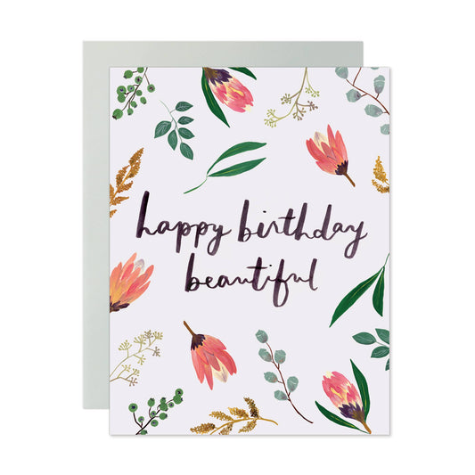 Happy Birthday Beautiful Card