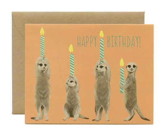 Meerkat Birthday Card