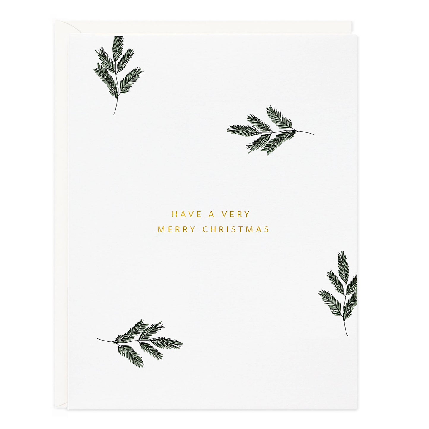 Very Merry Christmas Pines Card | Boxed Set of 6