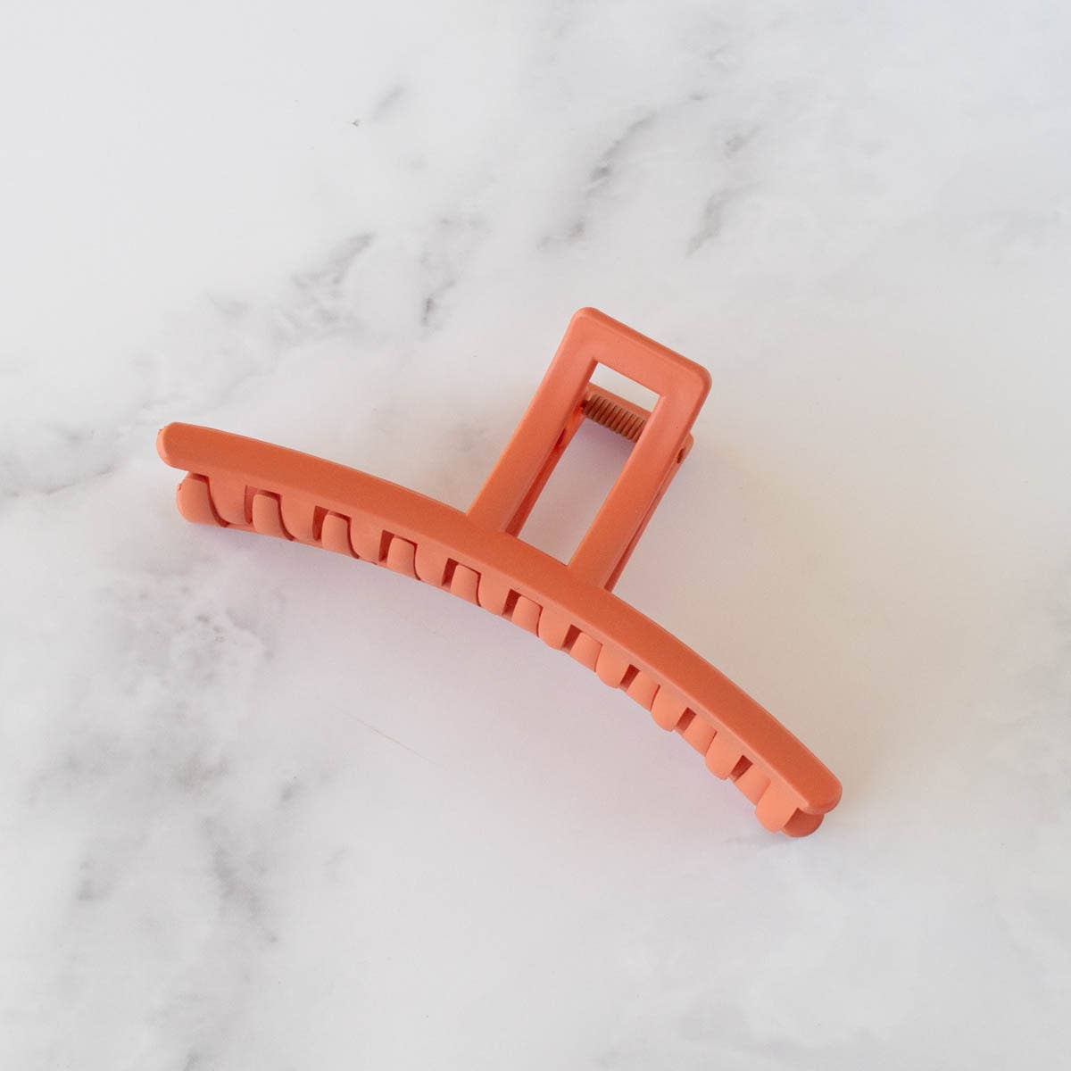 Matte Ader Hair Claw Clip: Rust