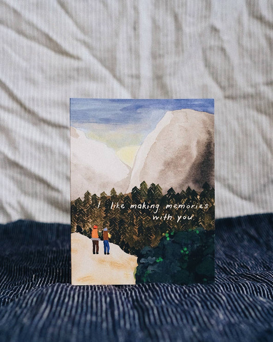 Sunrise Hike Card