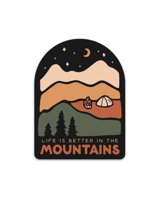 Better in the Mountains | Sticker