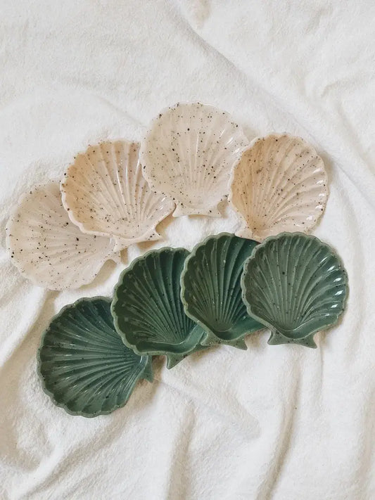 Speckled Eucalyptus Shell Catchall