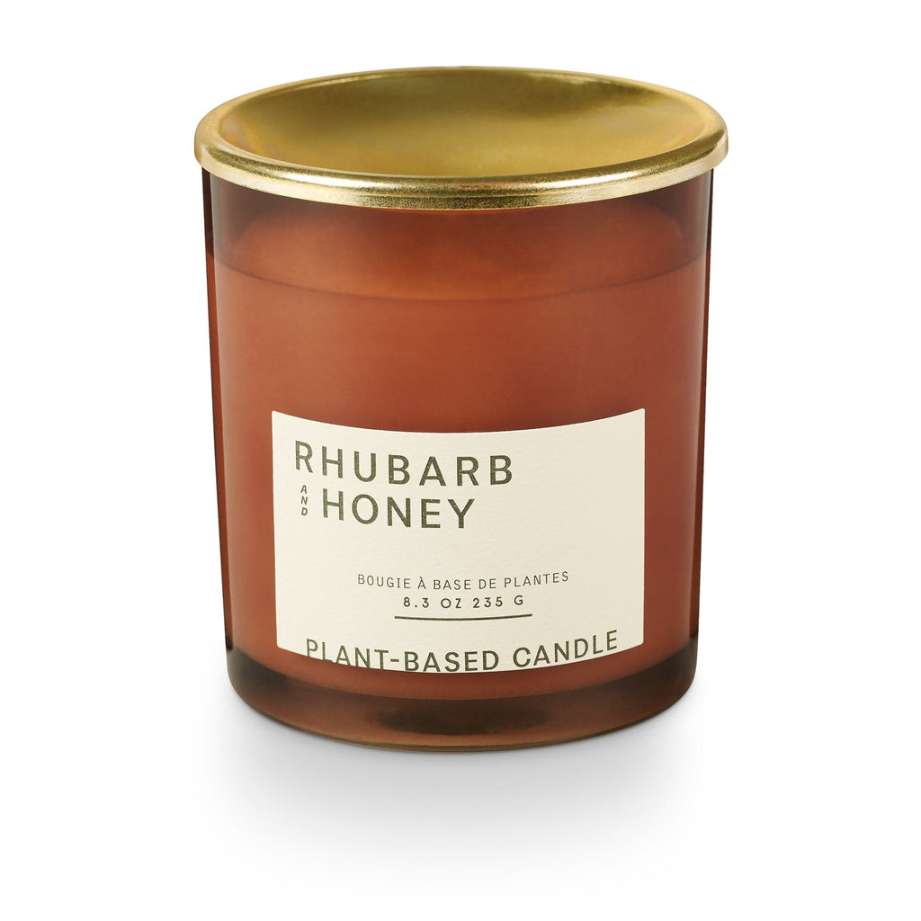 Illume Verde Lidded Jar Candle Honey & Rhubarb
