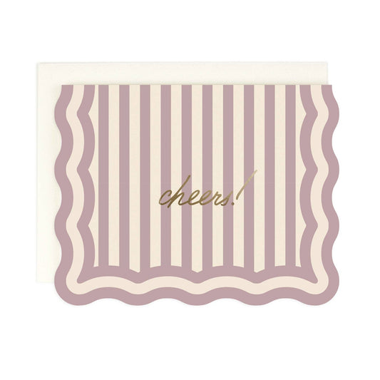 Cheers! Striped Congrats Card
