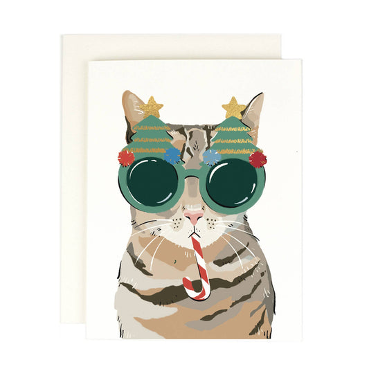 Merry 2.0 Cat Christmas Card