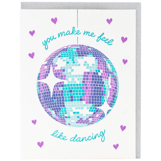 Disco Ball Love Card