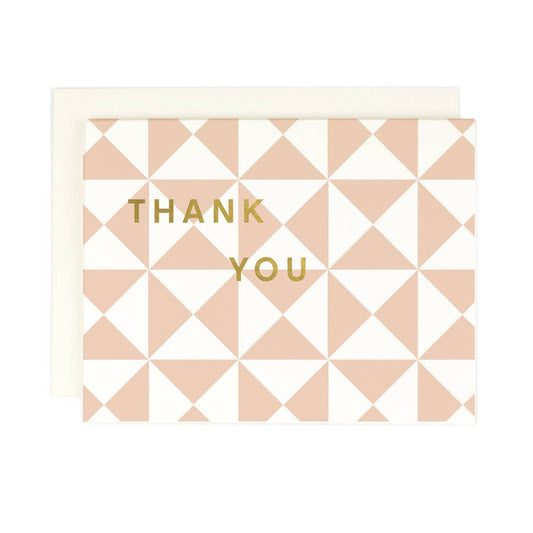 Pinwheel Thank You Card