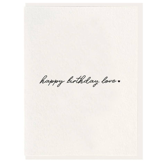 Birthday Love Birthday Card