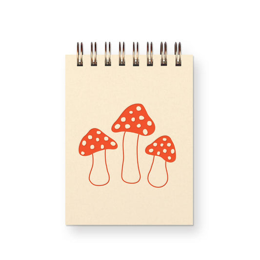 Mushroom Mini Jotter Notebook