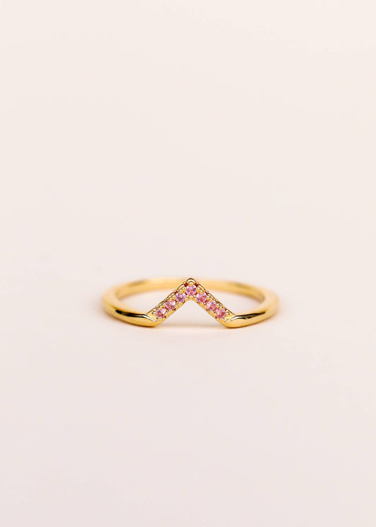 Ring - Pink Lambda: 7