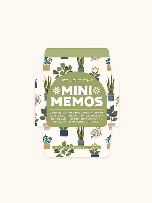 Plant Lover Mini Memos With Stickers