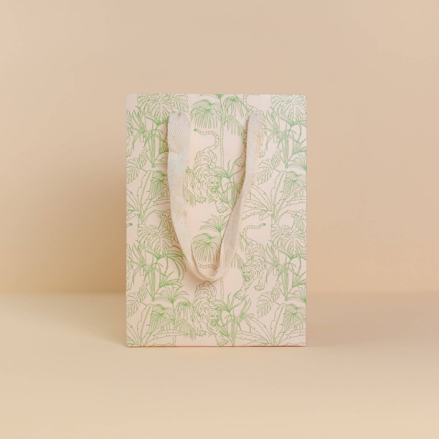 Jungle print small gift bag