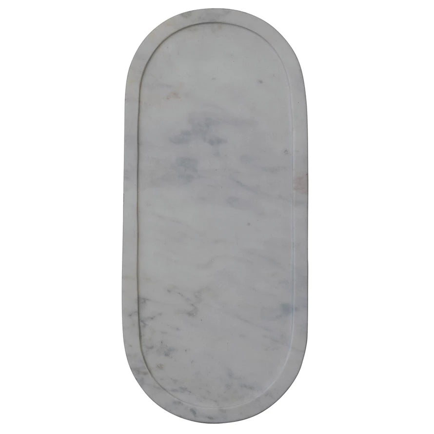 White Marble Tray