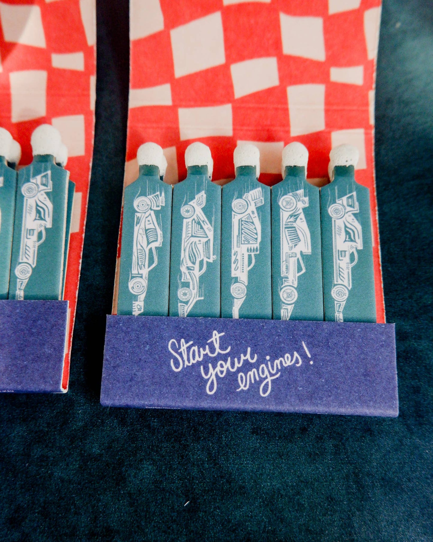 Race Car Printed Matchbooks