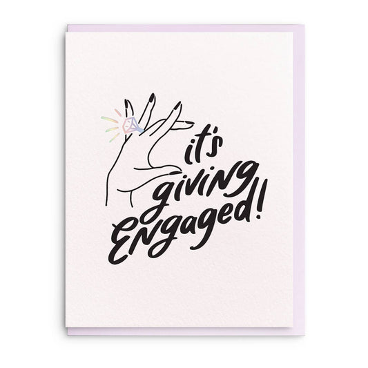 Giving Engaged Engagement Card