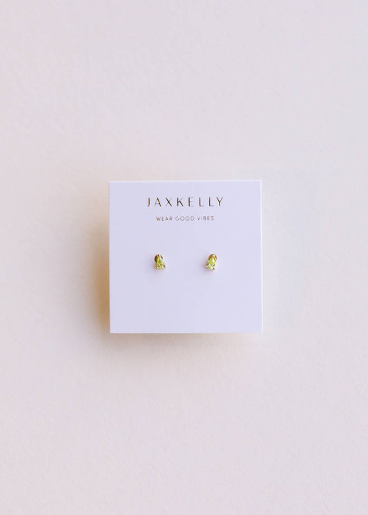 Teardrop - Light Green - Earring