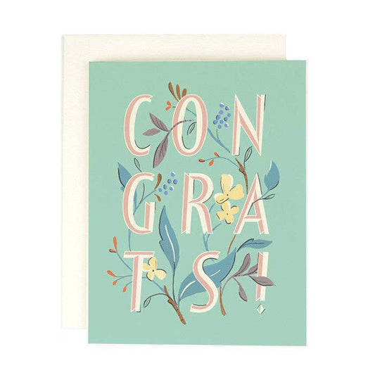 Congrats Type Congrats Card