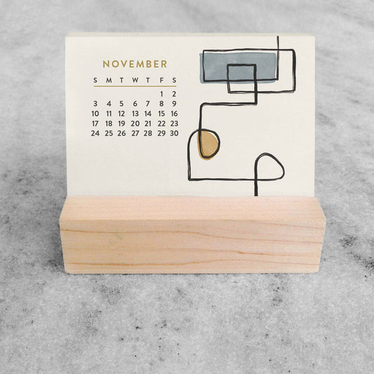 2024 Mini Desk Calendar, La Ligne