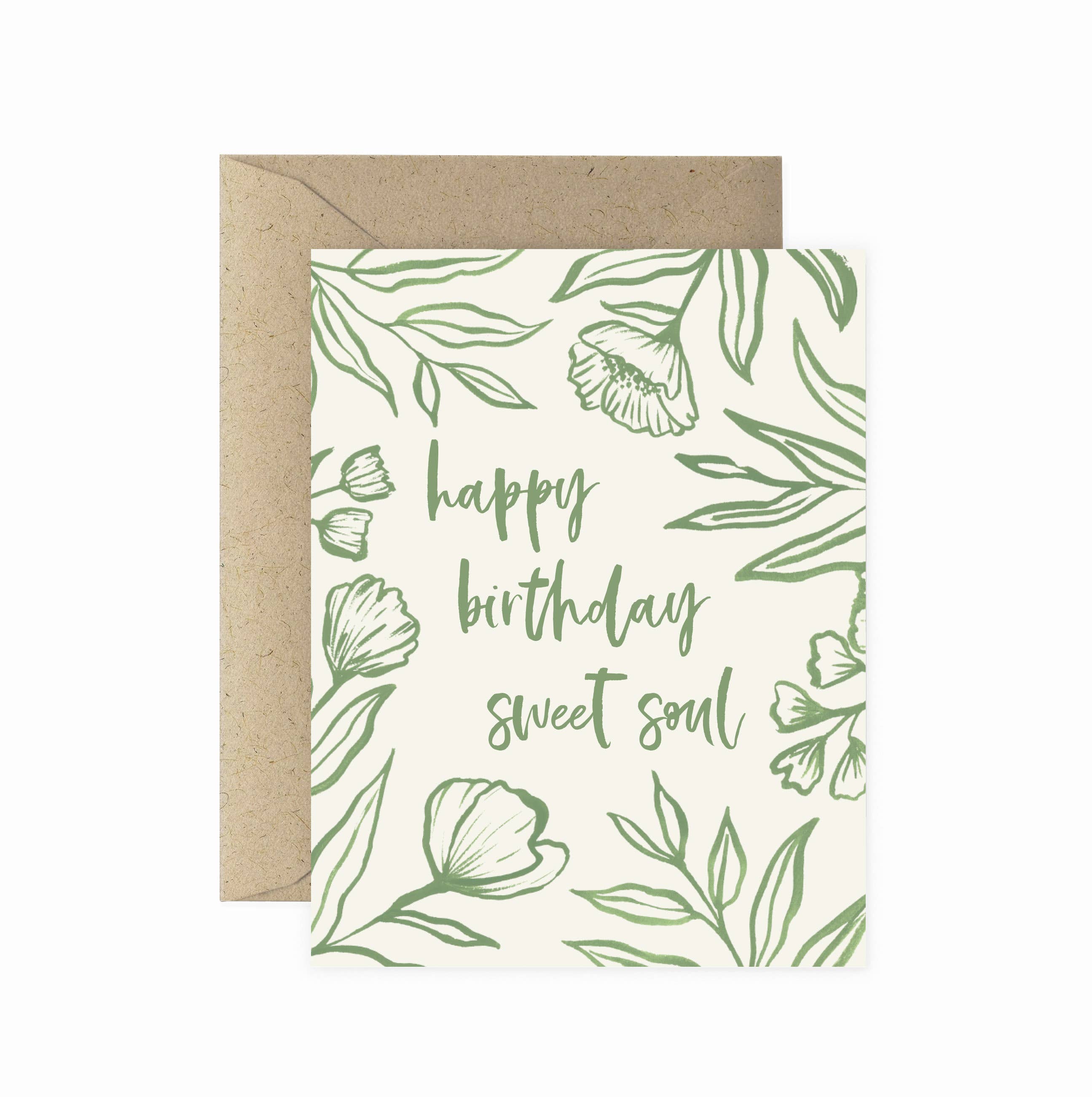 Sweet Soul Happy Birthday Greeting Card – Small Batch