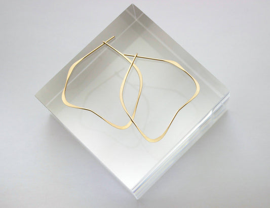 Organic Earrings | Gold