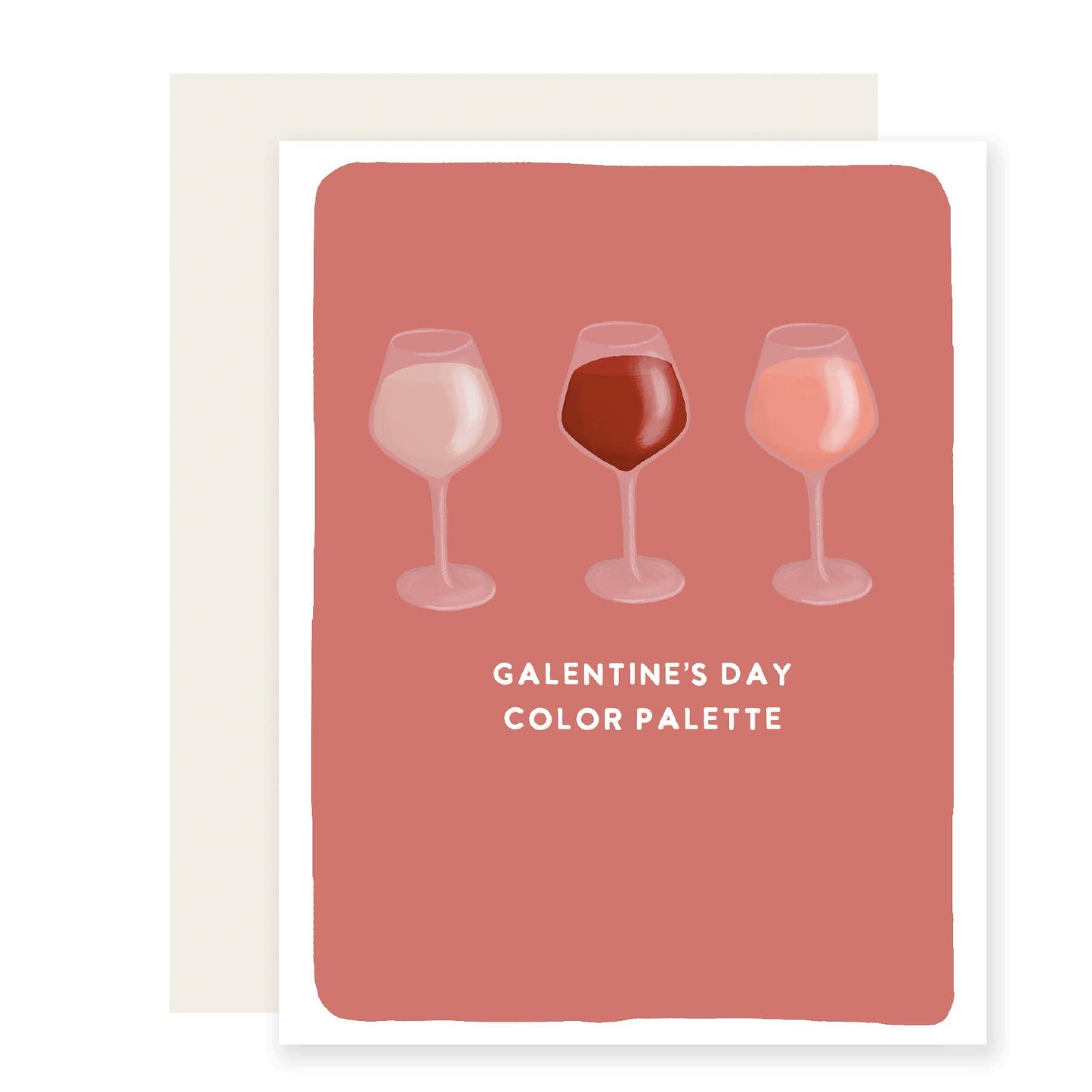 Galentine's Day Friend Wine Card